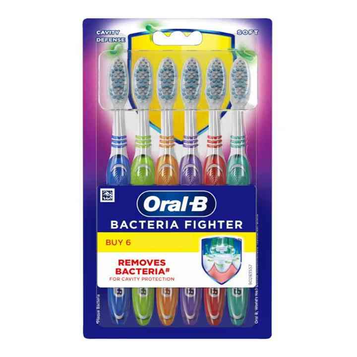 Oral B Bacteria Fighter Cavity Defense Soft Toothbrush 